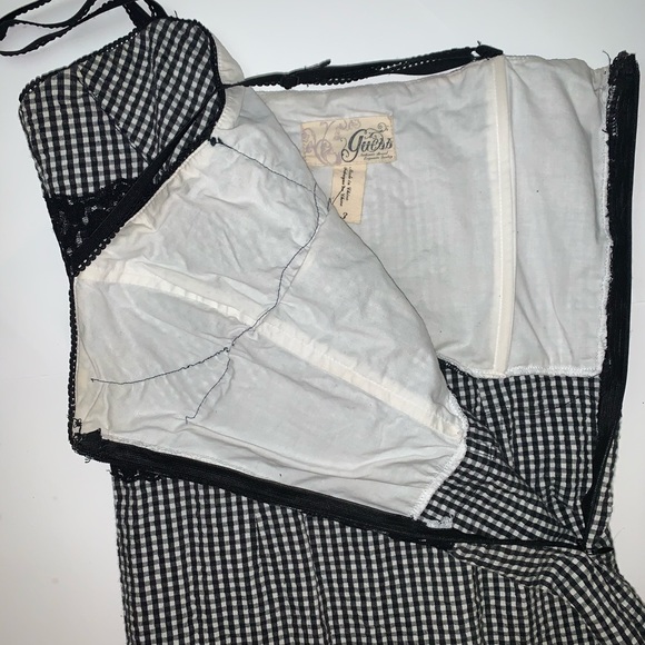 Black and White Checkered Body-con Dress! - Picture 3 of 4